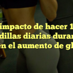 El impacto de hacer 100 sentadillas diarias durante 30 días en el aumento de glúteos