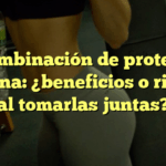 La combinación de proteína y creatina: ¿beneficios o riesgos al tomarlas juntas?